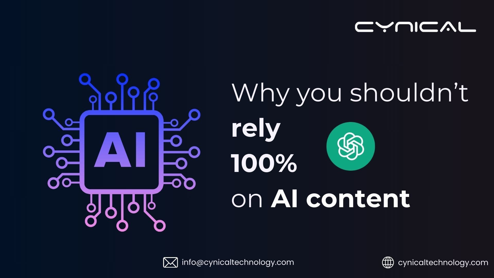 Why You Shouldn’t Fully Trust AI-Generated Content